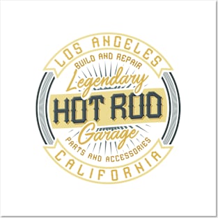 Hot Rod Legendary Garage California Posters and Art